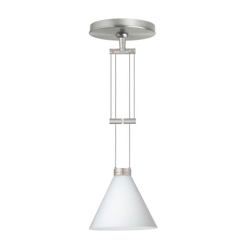 Besa 1XA-512107-SN Kani One Light Pendant Satin Nickel