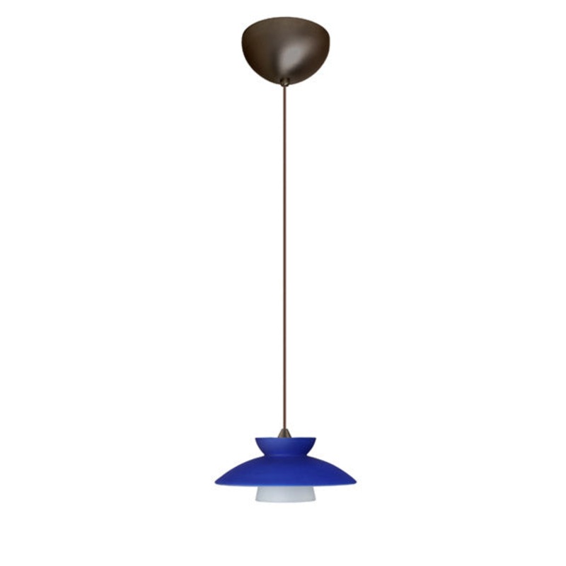 Besa 1XC-271823-BR Trilo One Light Pendant Bronze