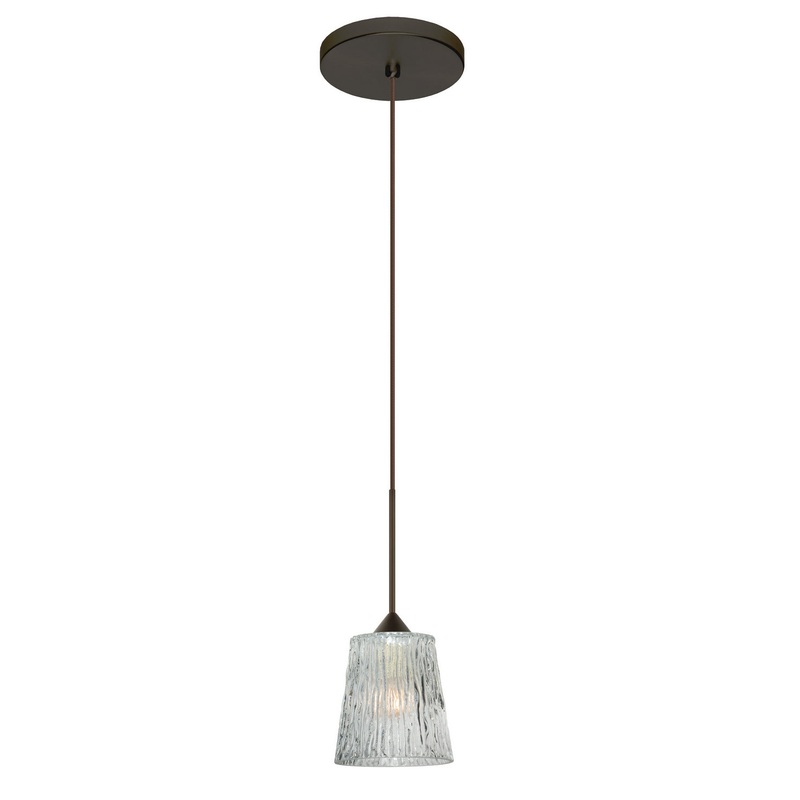 Besa 1XT-512500-BR Nico One Light Pendant Bronze
