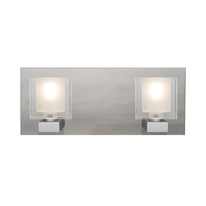 Besa 2WF-BOLOFR-LED-SN Bolo LED Vanity Satin Nickel