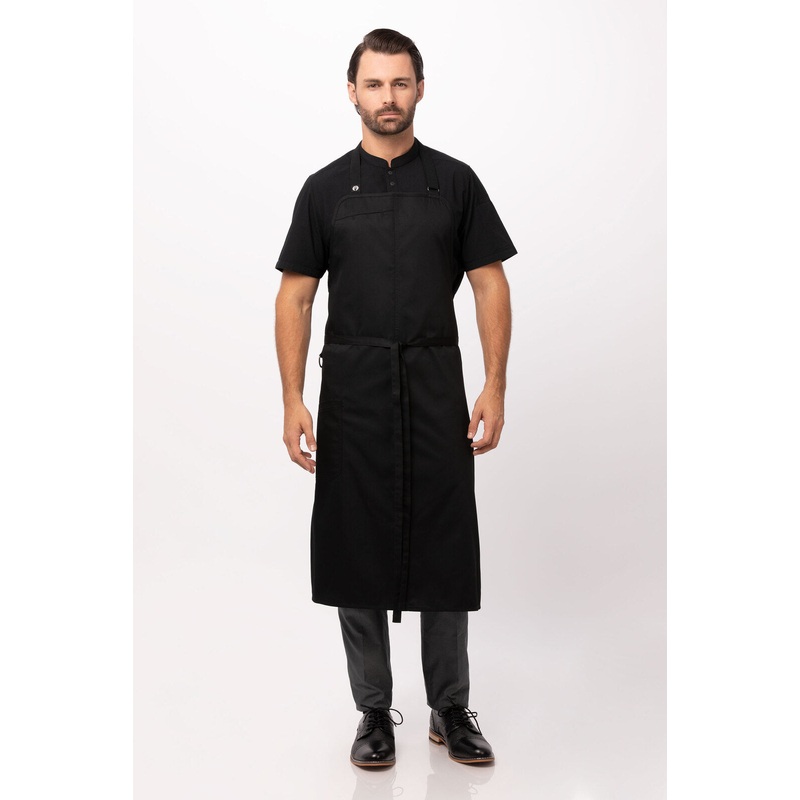 Brio Chef Black Bib Apron by Chef Works