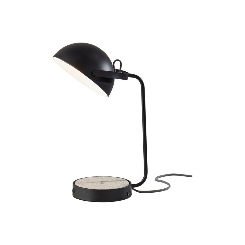 Brooks AdessoCharge Wireless Charging Desk Lamp Black