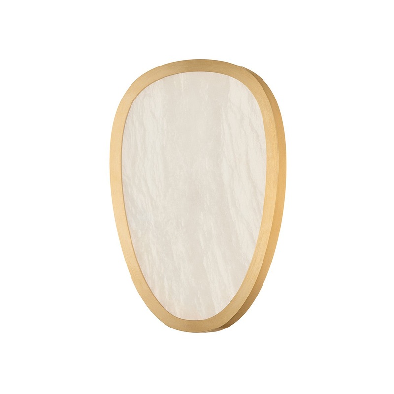 Corbett Lighting 338-01-VB Patras LED Wall Sconce Vintage Brass (Discontinued)