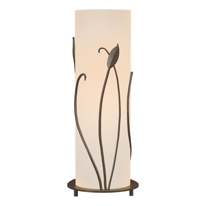 Forged Leaves Table Lamp Bronze
