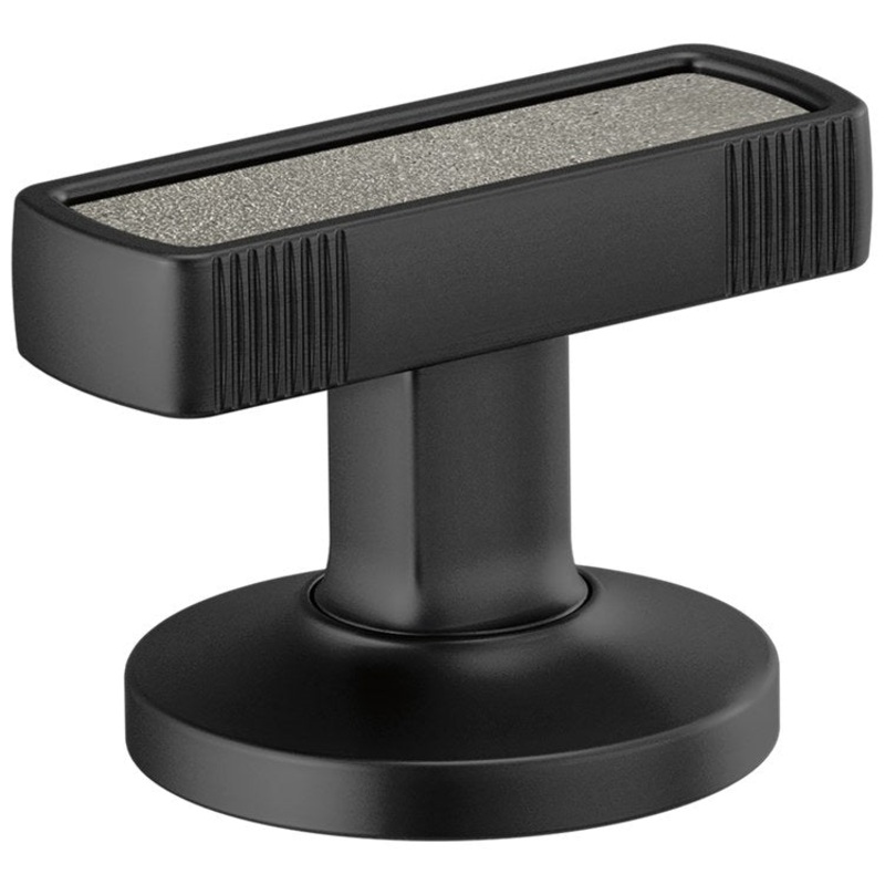 Handle Kit Kintsu 2 Knob Matte Black/Concrete Inlay ADA for Widespread Lavatory Faucet