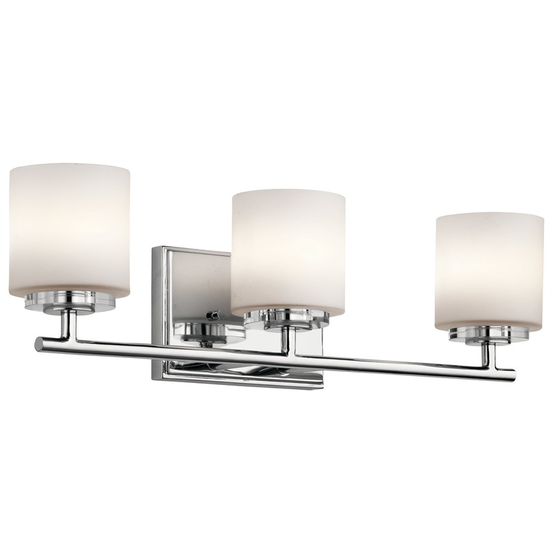 Kichler 45502CH Three Light Bath, Chrome