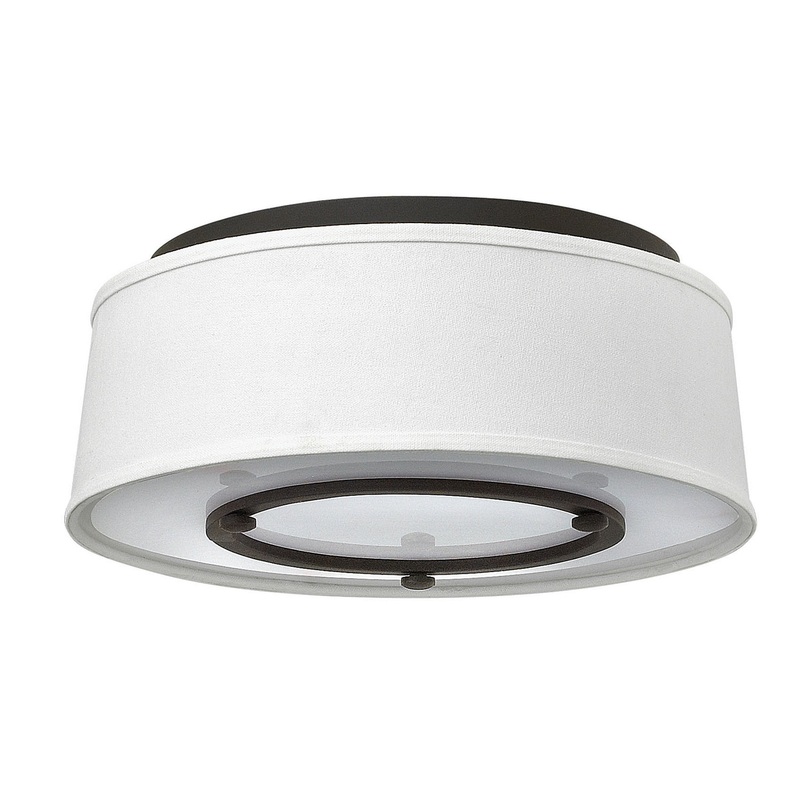 LED Flush Mount from the Harrison Collection in Buckeye Bronze Finish by Hinkley