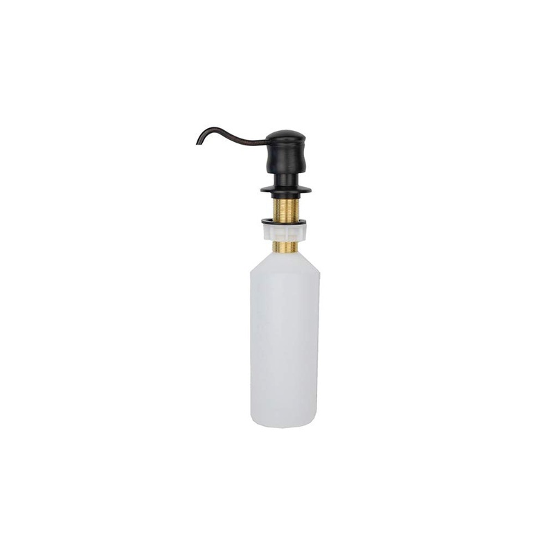 Premier Copper Products PCP-701ORB Solid Brass Soap and Lotion Dispenser, Oil Rubbed Bronze