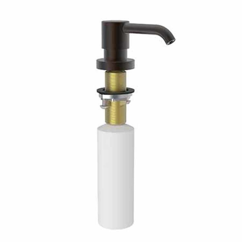 Soap Dispenser East Linear English Bronze Deck Mount Brass Pump
