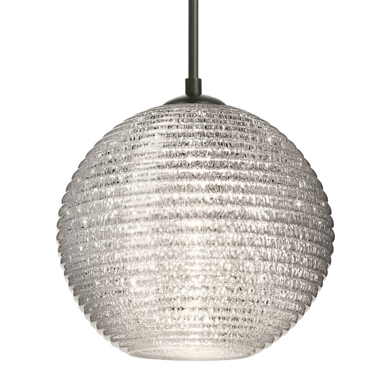 Besa J-4616GL-LED-BK Besa Kristall 8 Pendant LED Pendant Black