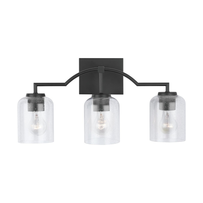 Capital Lighting 139331MB-500 Carter 3 Light Vanity Matte Black