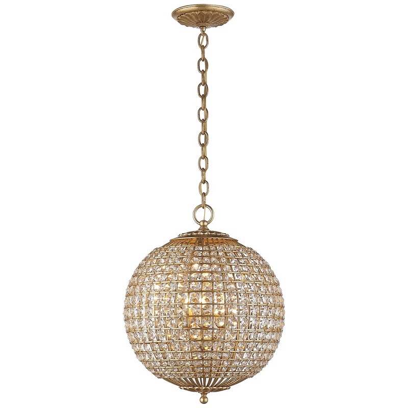 Four Light Chandelier from the Renwick Collection in Gild Finish by Visual Comfort Signature