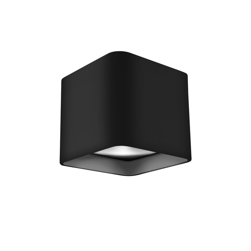 LED Flush Mount from the Falco Collection in Black Finish by Kuzco Lighting