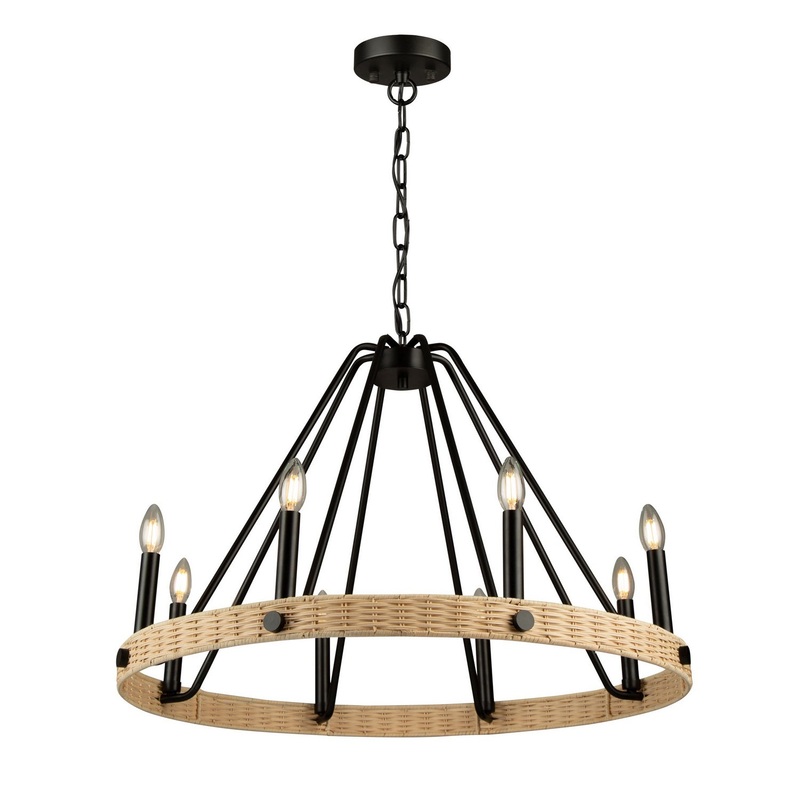 Perris Chandelier – Black / 32.00