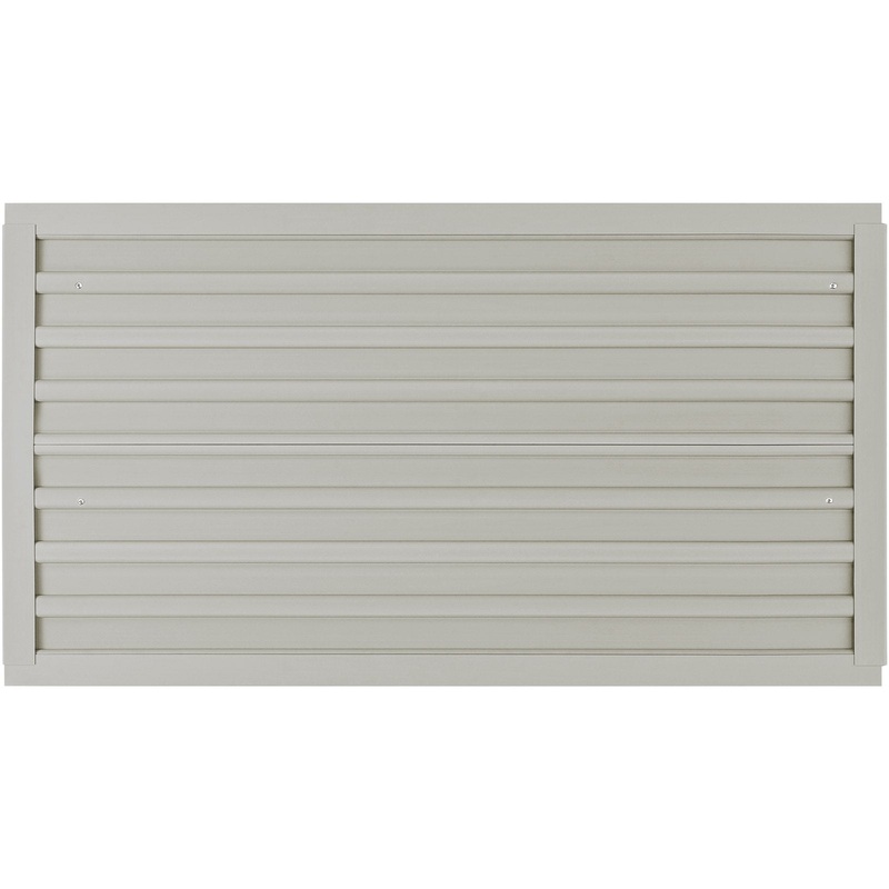 VEVOR Slatwall Panels, 121.9 x 30.48 cm Gray Garage Wall Panels (Set of 2 Panels), Heavy Duty Garage Wall Organizer Panels Display Perfect for Retail Store, Garage Wall, and Craft Storage Organization