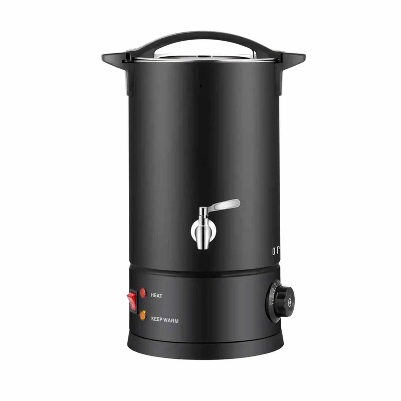 10L Candle Wax Heater Black With Tap – Soy Wax Melter Candle Making Pot