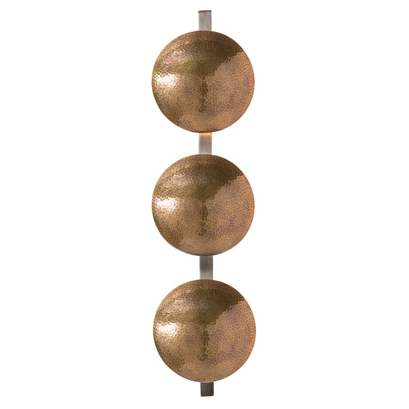 Arteriors 42080 Diesel Six Light Wall Sconce Antique Brass