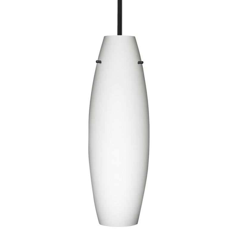 Besa 1TT-412707-LED-BK Besa Suzi 18 Stem Pendant LED Pendant Black
