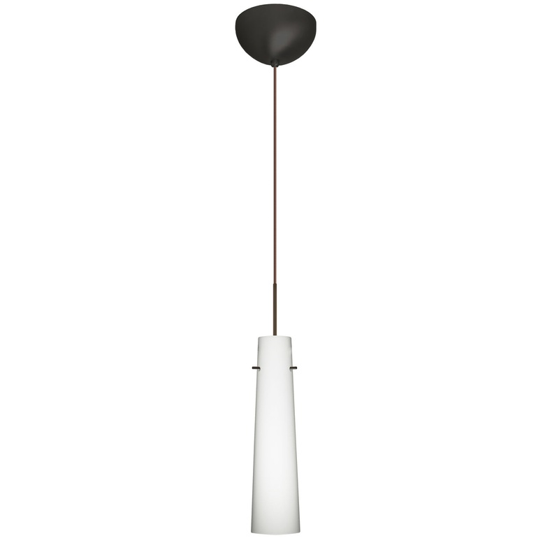 Besa 1XC-567407-LED-BR Camino One Light Pendant Bronze (Discontinued)