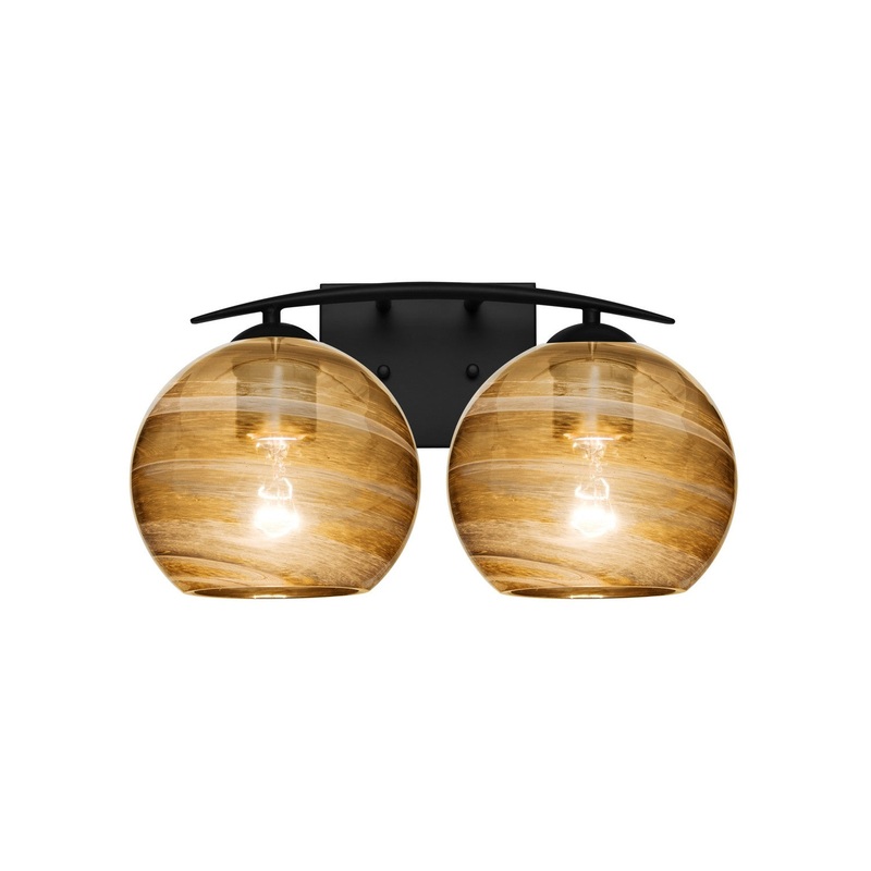 Besa 2WC-JILLYAM-EDIL-BK Besa Jilly Vanity LED Wall Sconce Black