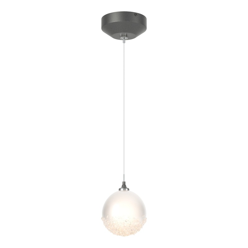 Fritz Globe 1-Light Mini Pendant Natural Iron