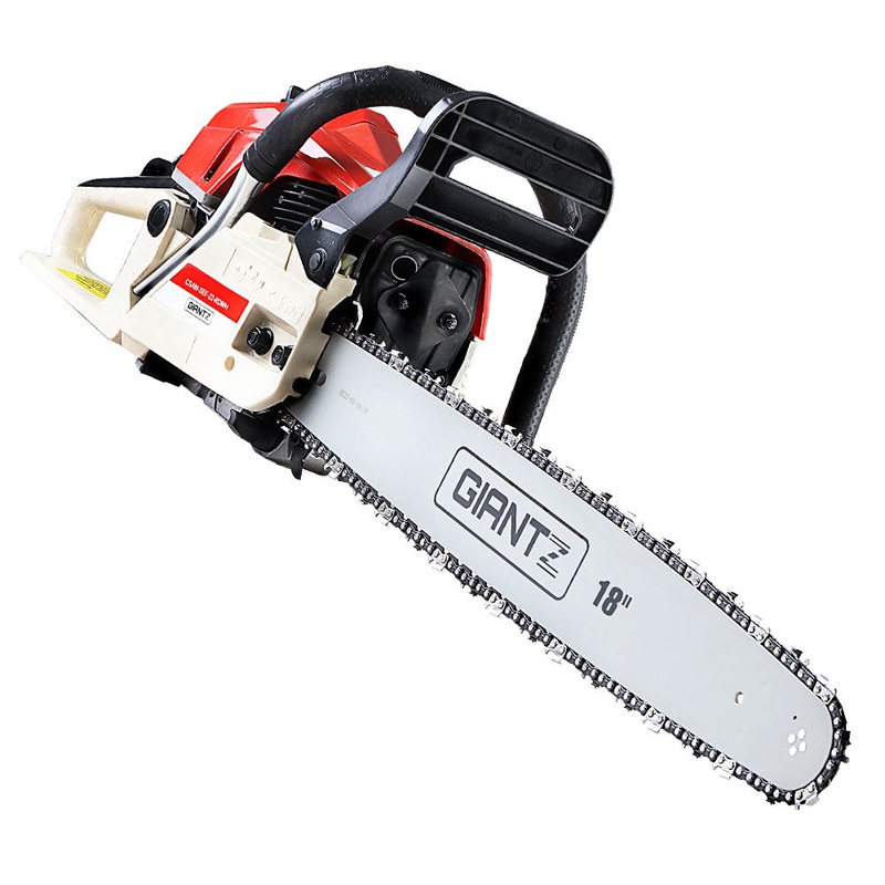 Giantz Chainsaw Petrol 75CC 18″ Bar Commercial E-Start Pruning Chain Saw