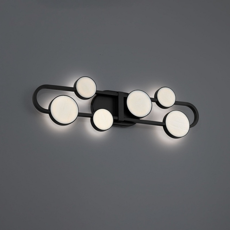 LED Bath Vanity from the Tableau Collection in Black Finish by Modern Forms