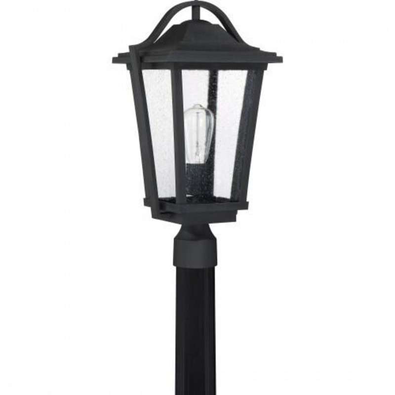 Quoizel DRS9011EK Darius Outdoor post 1 light earth black Outdoor Lantern