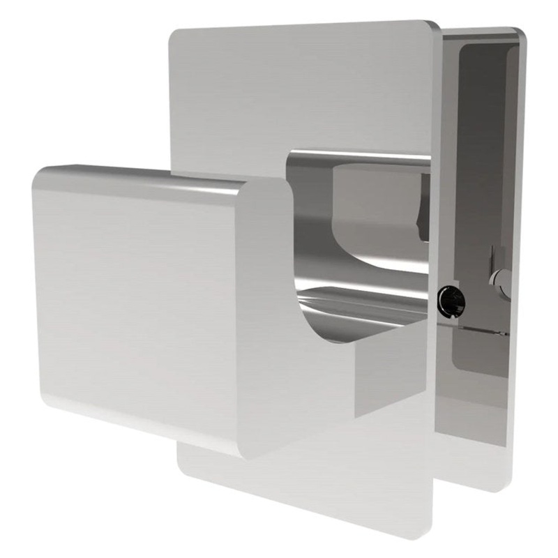 Robe Hook QUADRO/VEGA Single Polished Stainless 1 Inch 304 Stainless Steel