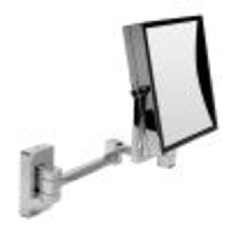 ALFI brand ABM8WS-PC 8″ Square Wall Mounted 5x Magnify Cosmetic Mirror
