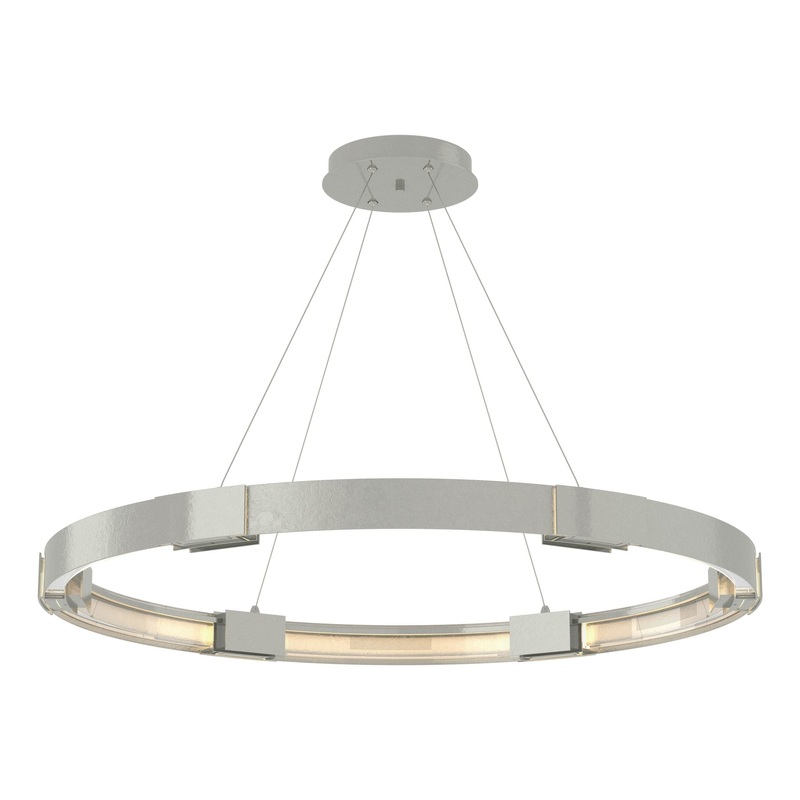 Aura Large LED Pendant Sterling