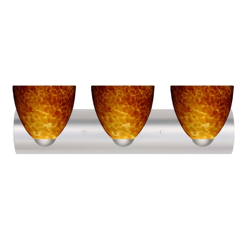 Besa 3WZ-757218-SN Sasha Three Light Wall Sconce Satin Nickel