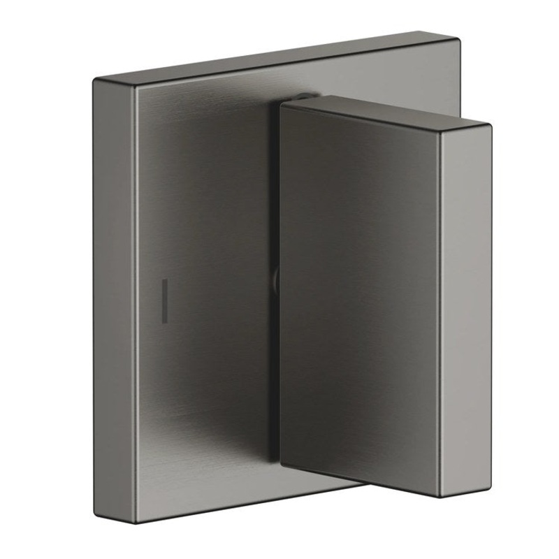 Diverter Trim MEM Wall Mount Concealed Two-Way with Shut-Off Function Brushed Dark Platinum 1 Lever
