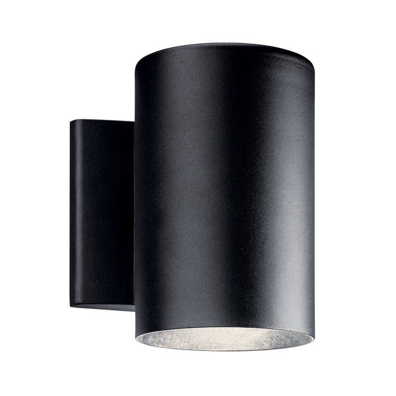 Kichler 11309BKTLED LED Outdoor Wall Mount, Textured Black