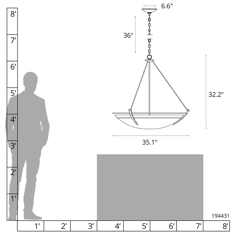 Presidio Tryne Large Scale Pendant Ink Opal Glass (GG)