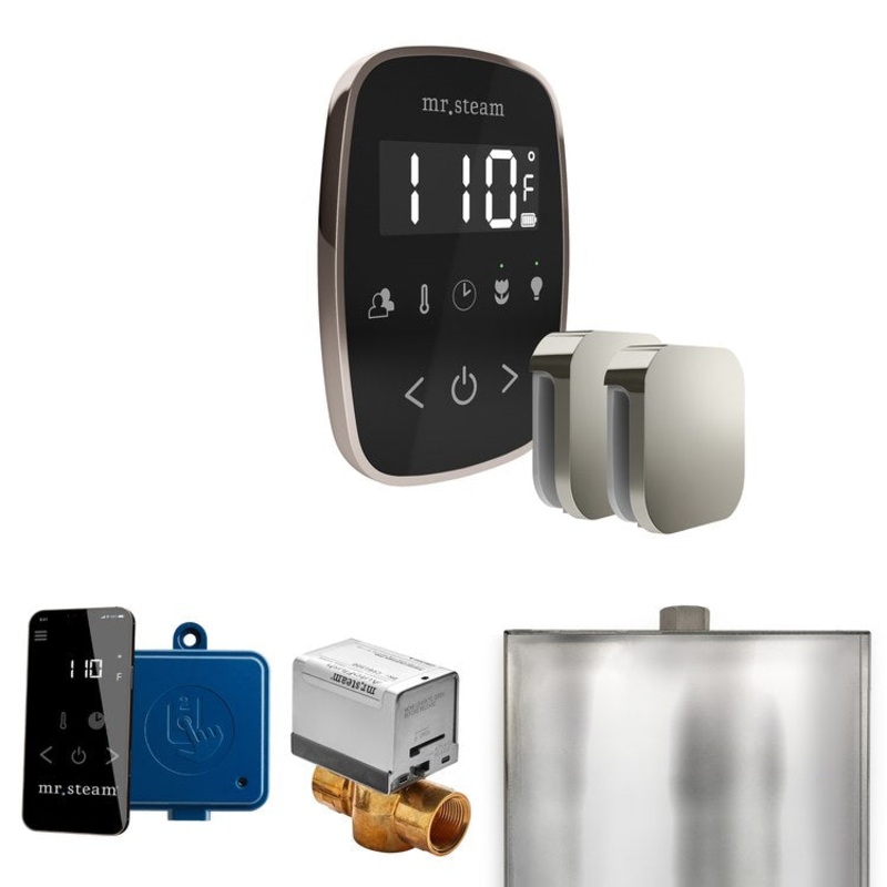 Steam Kit ButlerFlex Max Black/Polished Nickel Control Package for MS4/MS5/MX6