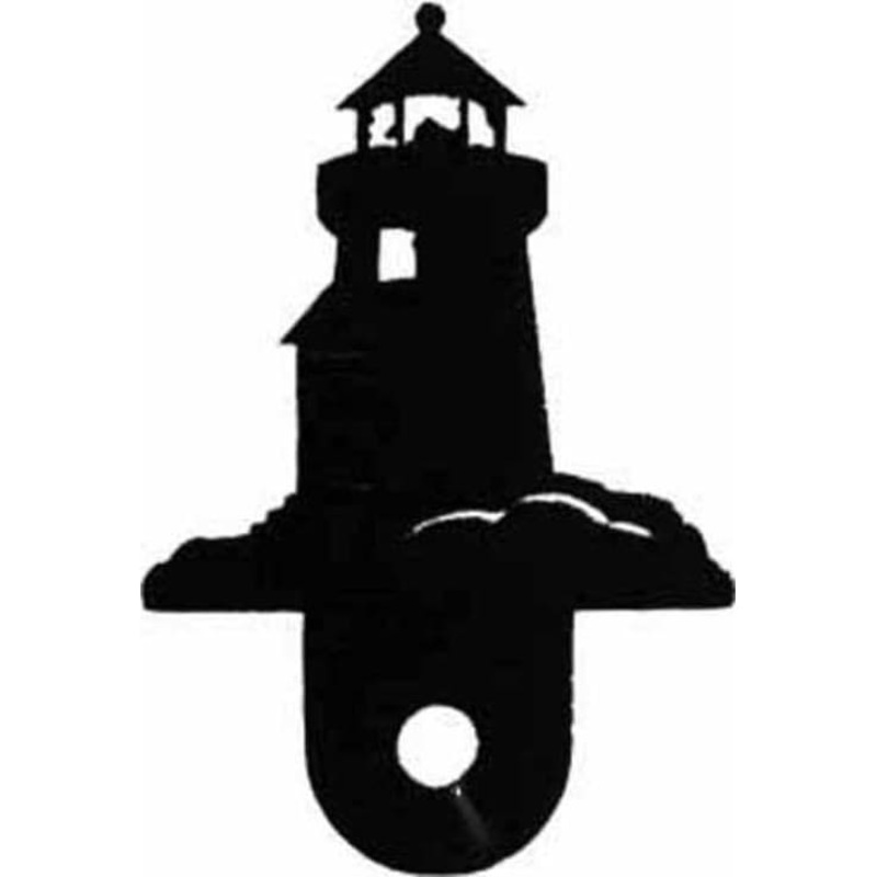 Village Wrought Iron DHK-10 Lighthouse Cabinet Door Silhouette