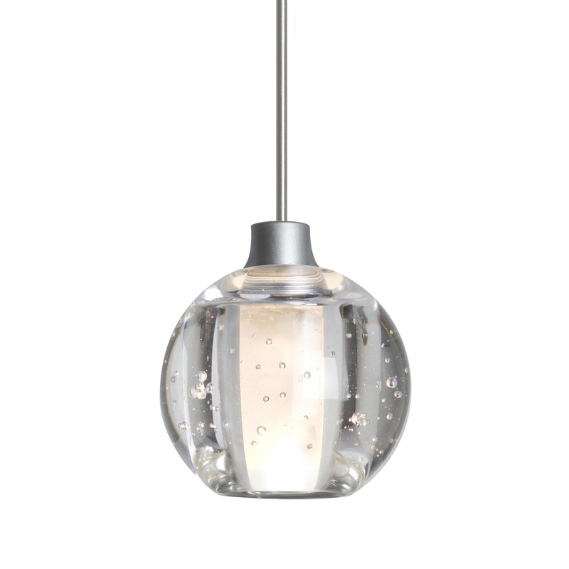 Besa X-BOCA5BB-LED-SN Boca 5 One Light Pendant Satin Nickel