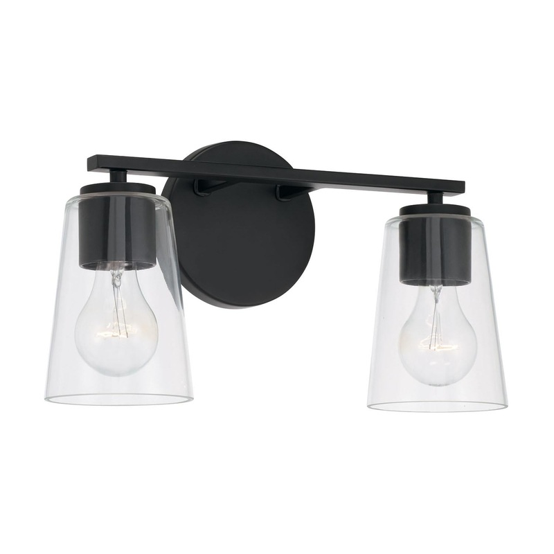Capital Lighting 148621MB-537 Portman 2 Light Vanity Matte Black