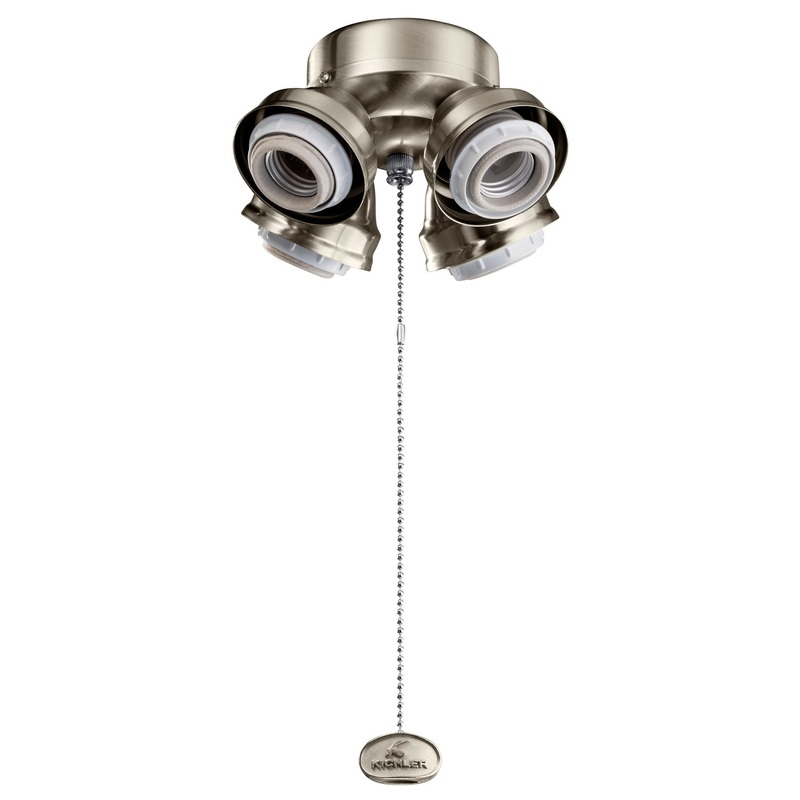 Kichler 350210BSS LED Fan Fitter, Brushed Stainless Steel
