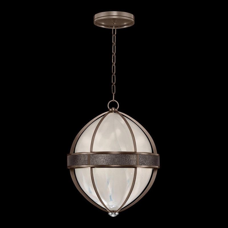 Mirage 18.75″W Round Pendant Bronze/Brass/Coco