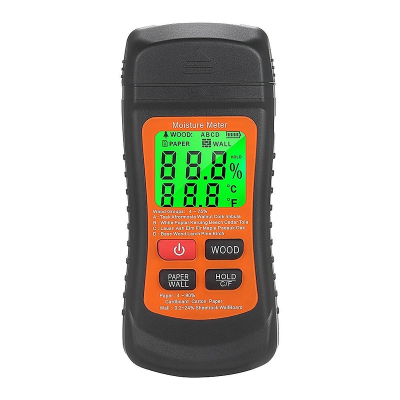 Moisture Meter Wood Masonry Wall & Other Materials Damp Meter Detector