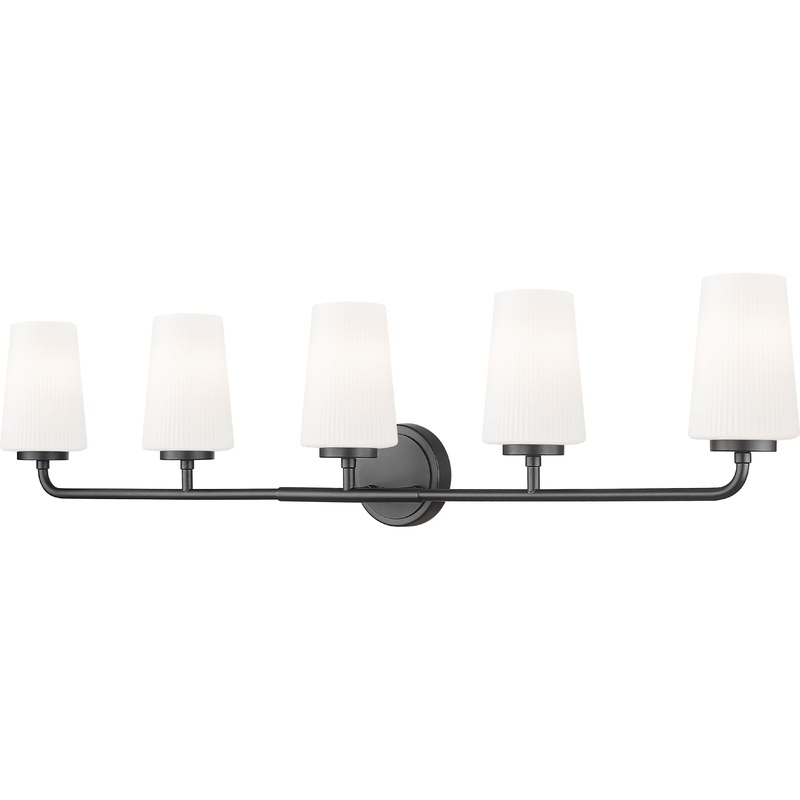 Montford 5-Light Vanity Matte Black