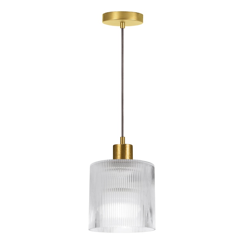 Nadine 1-Light Pendant Aged Brass