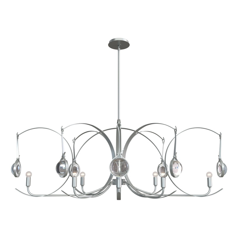 Optic 8-Light Oval Pendant Vintage Platinum Vintage Platinum