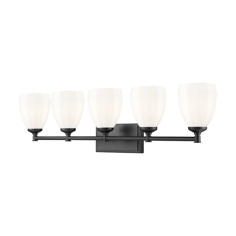 Oren 5-Light Vanity Matte Black