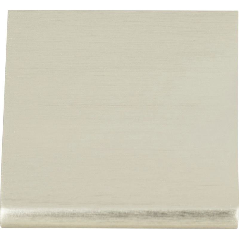 Atlas Homewares Tab Edge Pull 1 1/4 Inch (c-c) Brushed Nickel