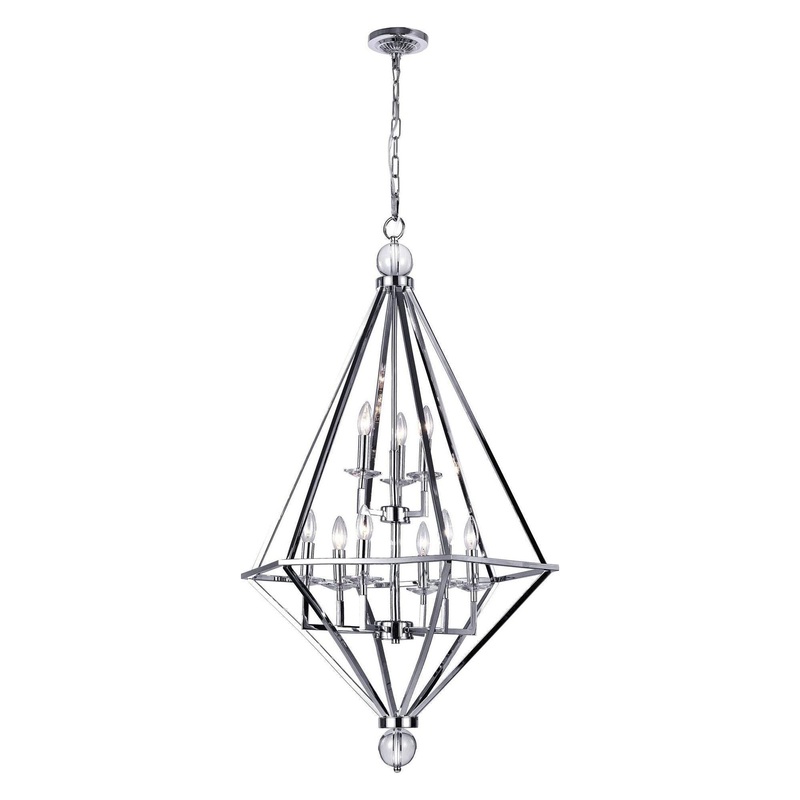 Calista Chandelier Chrome