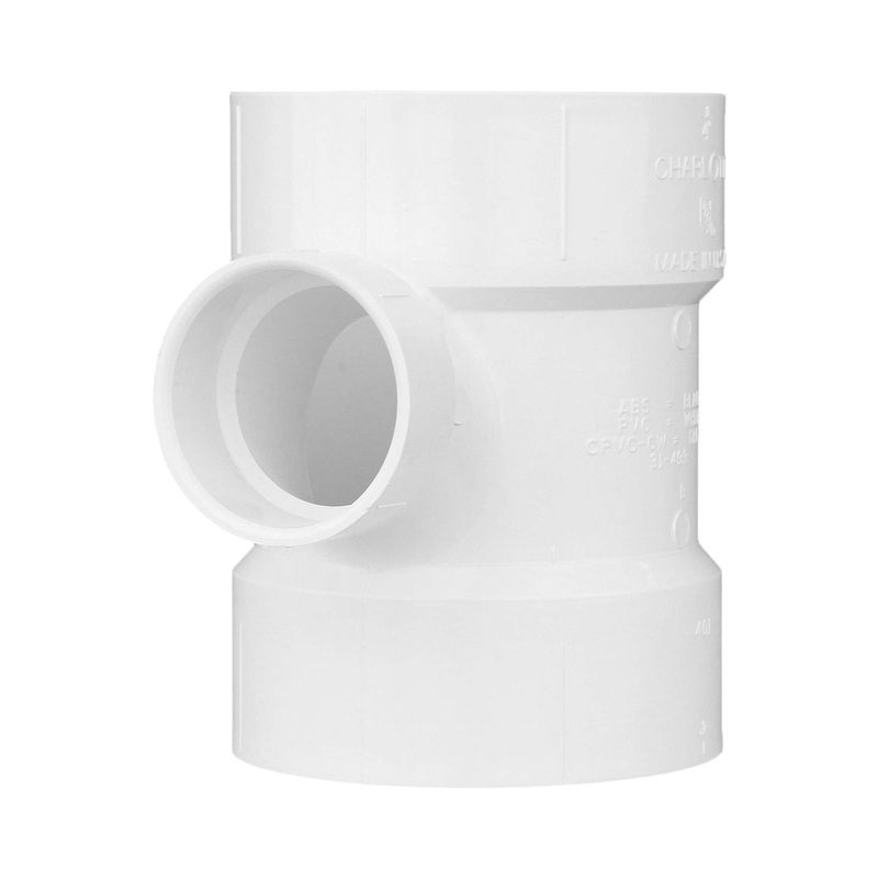 CHARLOTTE PIPE 2 x 1 1/2 x 1 1/2 DWVSANITARYTEE REDUC DWV (DRAIN, WASTE AND VENT) (1 Unit Piece)