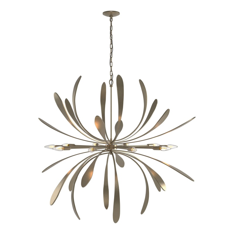 Dahlia Large Chandelier Soft Gold